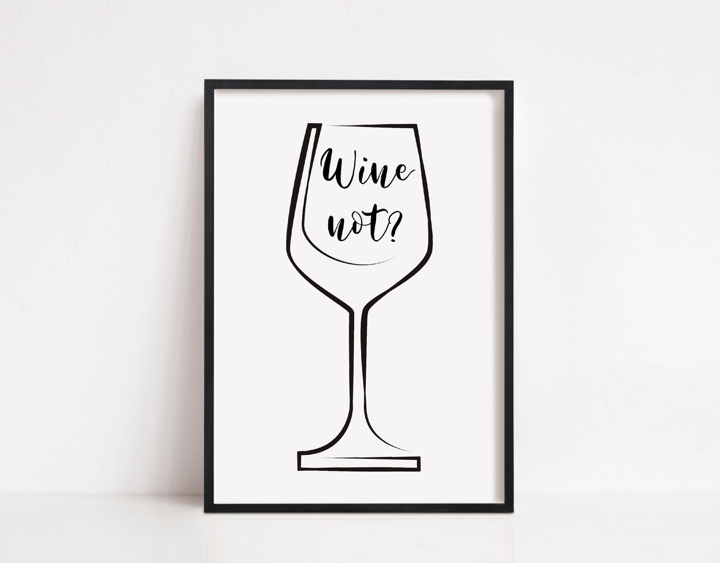 Kitchen Print | Wine Not? | Home Print | Wine Print | Home Print | Funny Print