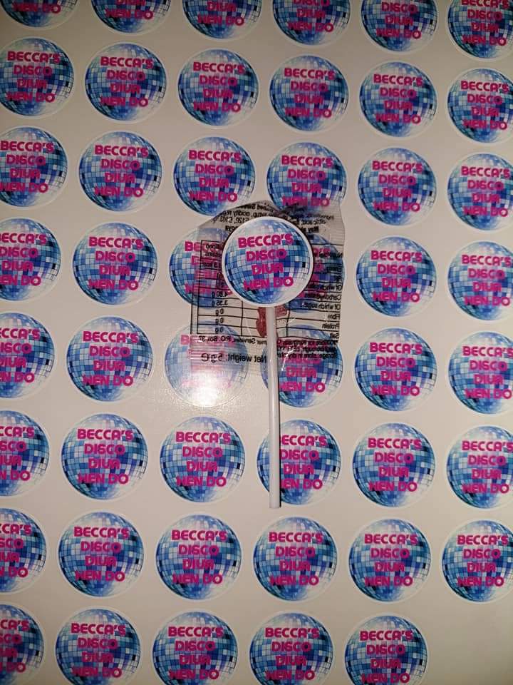 Disco Diva Stickers | Various Sizes | Disco Birthday Hen Party Supplies | Disco Theme Party