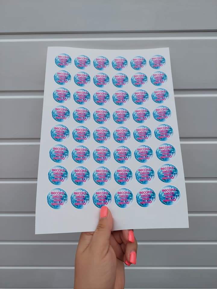 Disco Diva Stickers | Various Sizes | Disco Birthday Hen Party Supplies | Disco Theme Party