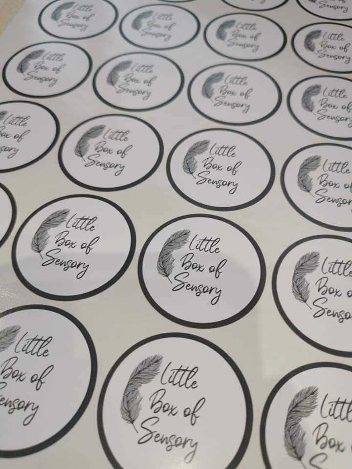 Logo stickers | Various Sizes | Sticker Sheets