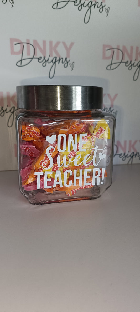 One Sweet Teacher Sticker | *Sticker Only* | Vinyl Sticker Decal