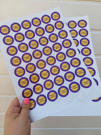 Logo stickers | Various Sizes | Sticker Sheets