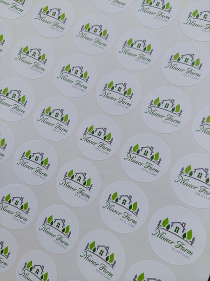 Logo stickers | Various Sizes | Sticker Sheets