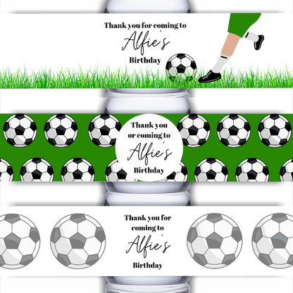 Juice Bottle Labels | Football Theme Labels | Water Bottle Stickers | Football Party | Party Stickers