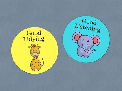 Teacher Stickers | Well Done Stickers | Reward Stickers | Sticker Sheet | Good Listening | Good Tidying