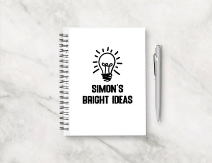 Personalised Notebook | Bright Ideas | Personalised Planner