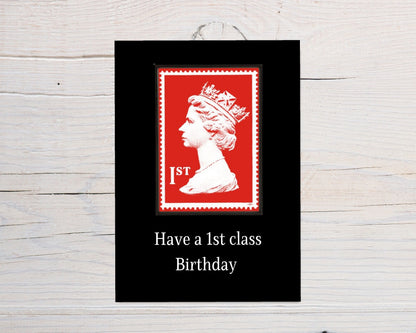 Birthday Card | Have A 1st Class Birthday | Funny Card