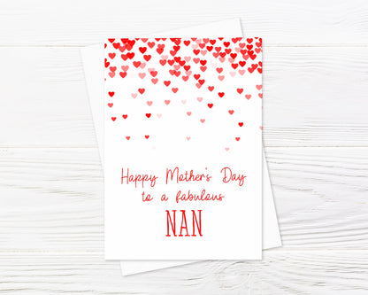 Mothers Day Card | Happy Mother's Day To A Fabulous Nan | Cute Card