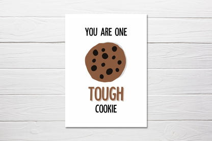 Thinking Of You Card | You Are One Tough Cookie | Get Well Soon Card