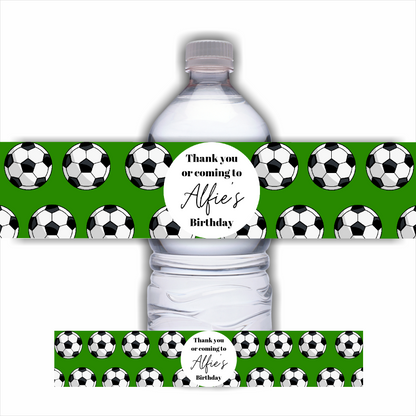 Juice Bottle Labels | Football Theme Labels | Water Bottle Stickers | Football Party | Party Stickers