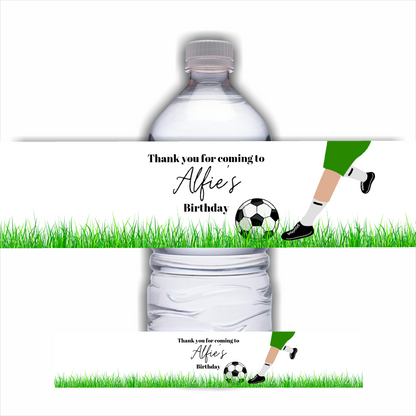 Juice Bottle Labels | Football Theme Labels | Water Bottle Stickers | Football Party | Party Stickers