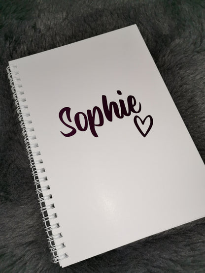 Personalised Notebook | Foil Notebook | Personalised Gift