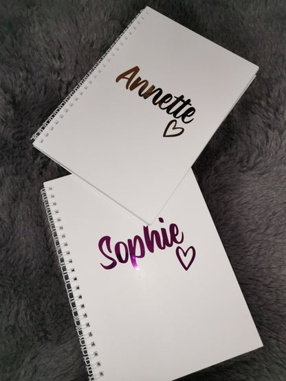 Personalised Notebook | Foil Notebook | Personalised Gift